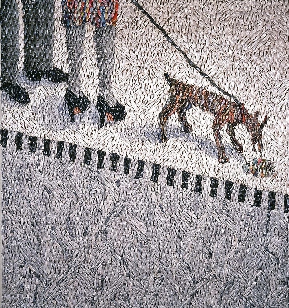 Vomiting Dog #3 | 71"x65" | 2002