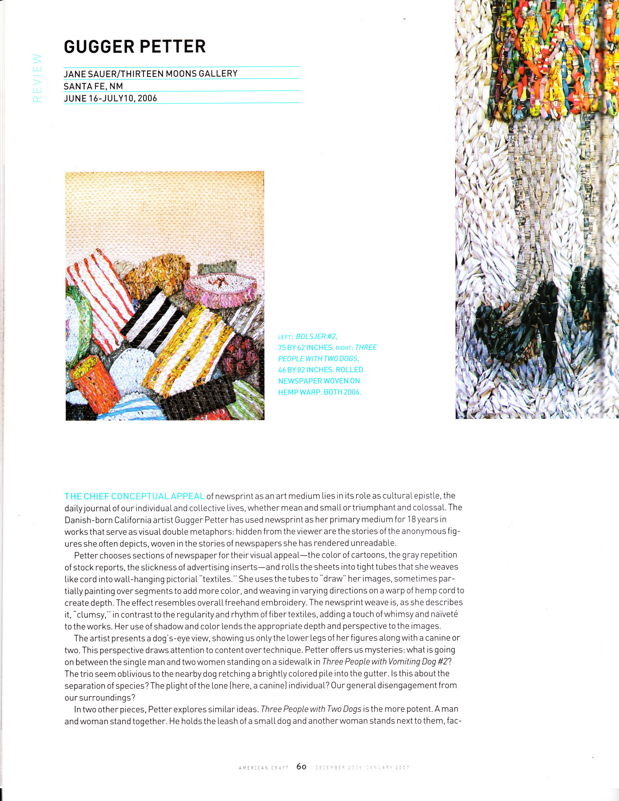 American Craft Magazine, 2007