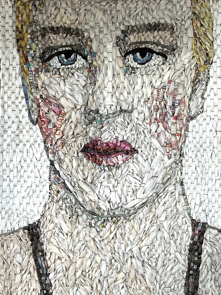 Woman in Black Dress | 62"x46.5" | 2022
