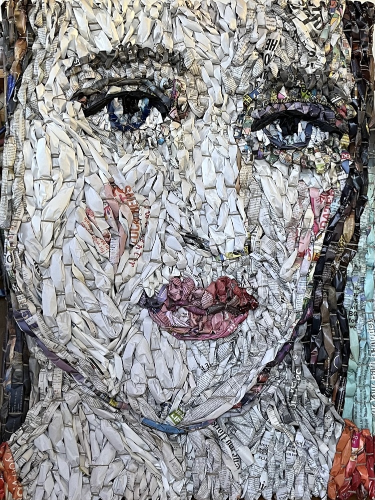 Woman with Golden Dress | 40"x30" | 2024