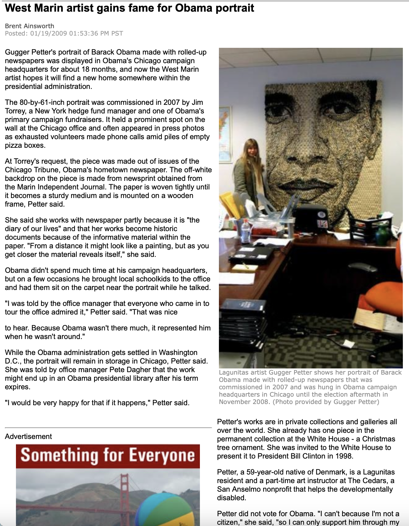 Marin IJ Newspaper, 2009 Marin IJ Newspaper, 2009
