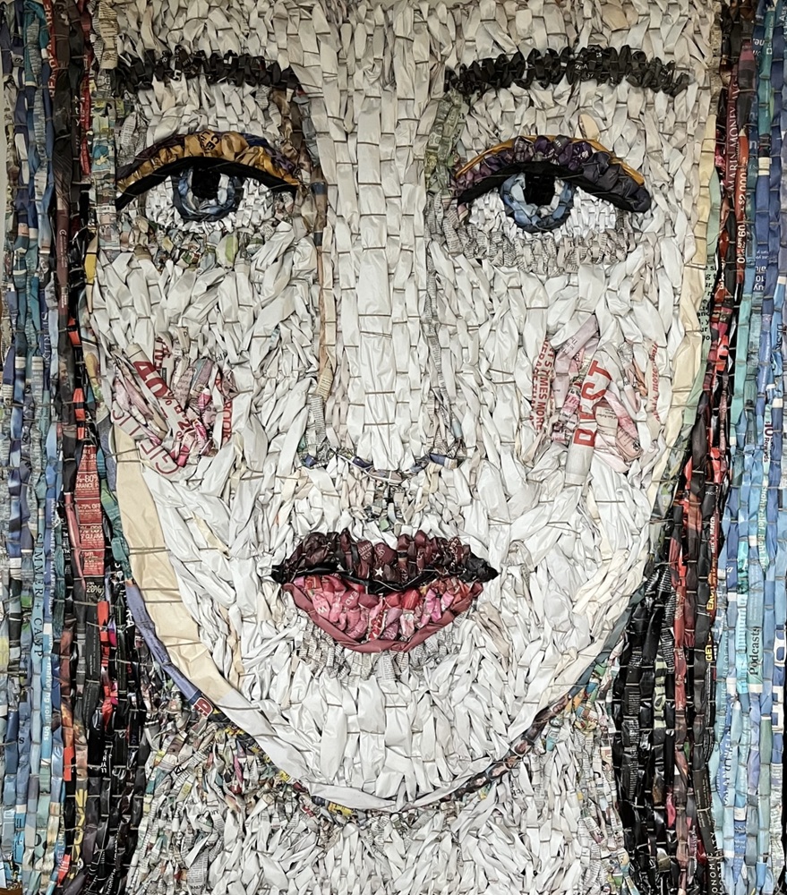 Woman with Black Hair | 59"x52" | 2026